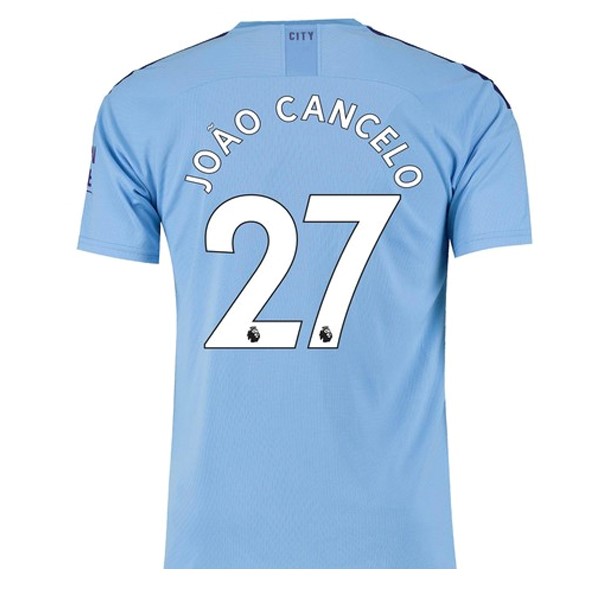 Maillot Football Manchester City NO.27 Cancelo Domicile 2019-20 Bleu